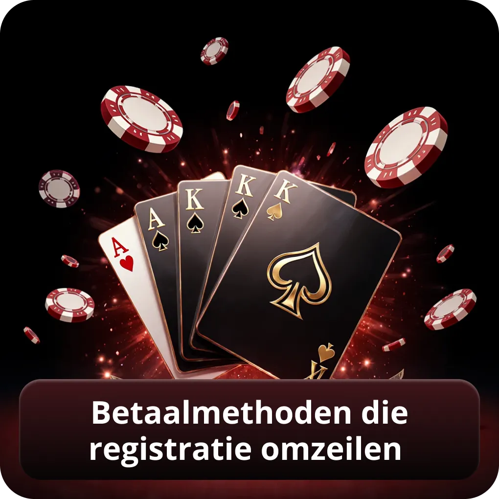 Betaalmethoden die registratie omzeilen